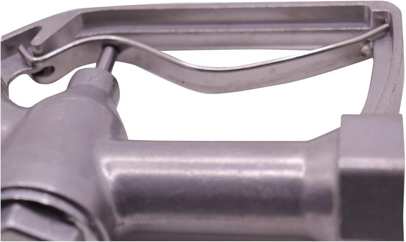 MENAITEK 1" NPT Manual Fuel Nozzle with Hook, Max Flow Rate 32 GPM,50 PSI for Manual & Electric Fuel Pumps 1" Inches(OD=25mm) Straight Spout Used For Gravity Tank Diesel Gasoline Oil Biodiesel - Image 5